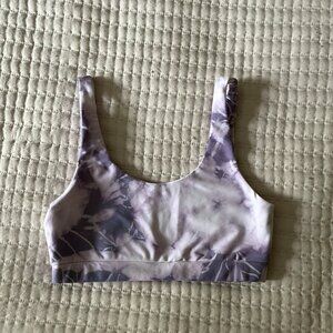 Yoga Society Tie Die Lilac Sports Bra